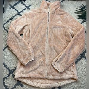 The North Face Jacket Women's Osito Full Zip Fleece Coat Soft Morning Pink S